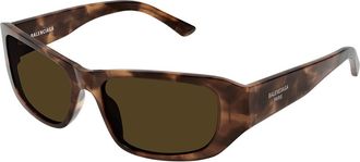 Balenciaga BB0365S 002 Mens Sunglasses Size 57