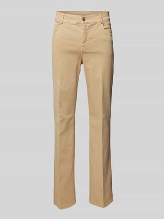 Gardeur Regular Fit Jeans im 5-Pocket-Design Modell Zuri in Beige, Gr&ouml;&szlig;e 40