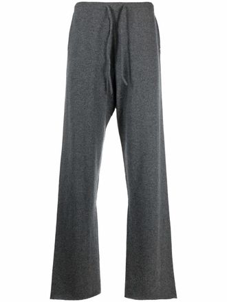Extreme Cashmere cashmere-blend straight leg track trousers - Grey