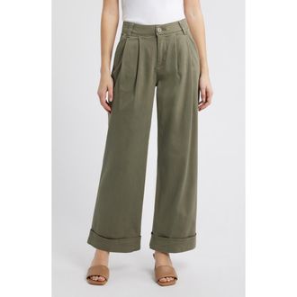 Wit & Wisdom Skyrise Wide Leg Pants in Laurel Oak at Nordstrom Rack, Size 10P