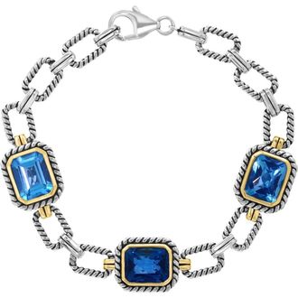 Effy Blue Topaz & London Blue Topaz Chain Bracelet at Nordstrom Rack