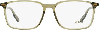 Ermenegildo Zegna EZ5257-H High Bridge Rectangle Eyeglasses - Gray