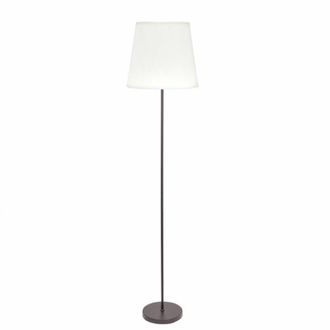 Fabrilamp Lampada de Lampada da terra Maldivas Soggiorno 1xe27 Cromo/bianco 40d de Fabrilamp