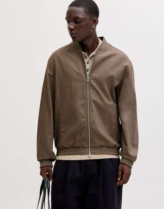 Jack & Jones Giacca bomber color fungo-Marrone