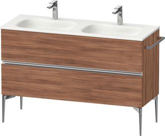 Duravit Duravit - Sivida Mueble Bajo Lavabo, 2 Cajones, Tirador Cromado