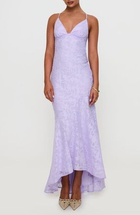 Princess Polly Cyrene Sleeveless Maxi Dress in Lilac at Nordstrom, Size 8
