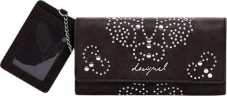 Desigual Stijlvolle Bruine Damesportemonnee - Dames - Portefeuilles - Bruin - ONE Size - Accessoires