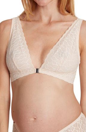 Cache Coeur Bliss Maternity and nursing bra in Blush at Nordstrom, Size Medium