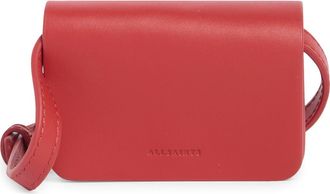 AllSaints Honore Leather Crossbody Bag in Gala Red at Nordstrom Rack