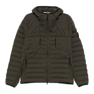 Stone Island Seamless Tunnel Nylon Down-TC Jacket - Heren - Jassen - Groen - Maat: XL Nylon