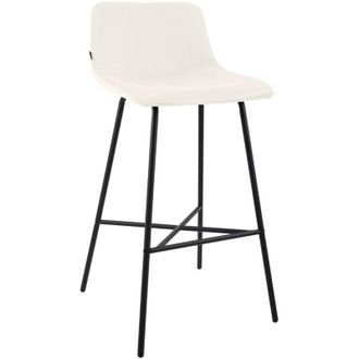 Clp Taburete De Bar Altona Crema Terciopelo