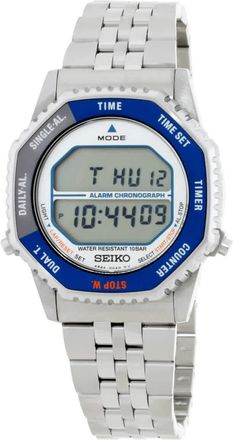 Seiko Rotocall Alarm Chronograph Quartz Digital Watch SMGG21P1