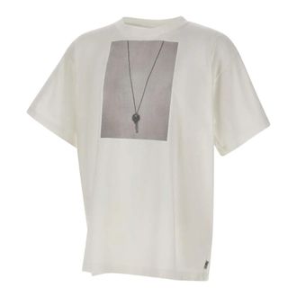 Maison Margiela T-Shirts, male, White, Size: L MM6 Maison Margiela T-shirts and Polos White