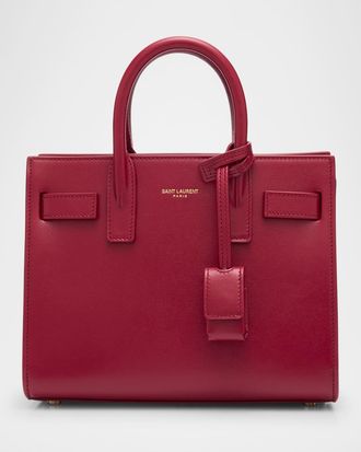 Saint Laurent Sac De Jour Nano Top-Handle Bag in Smooth Leather