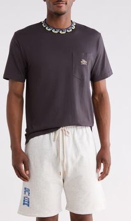 Gotha Barrell Knit T-Shirt in Obsidian at Nordstrom Rack, Size Xx-Large