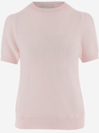 Allude Allude Short Sleeved Cashmere Sweater