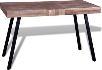 vidaXL Mesita De Madera De Teca Reciclada Vidaxl