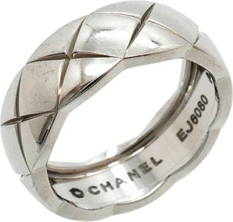 Chanel White Gold (18K) Band Ring (Pre-Owned)