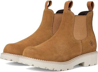 Ariat Fatbaby Twin Gore Western Boots Womens Shoes Wheat Suede : 8.5 B - Medium, Leather