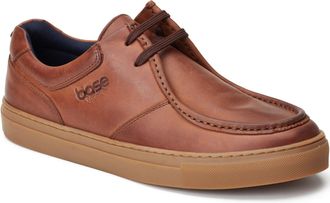 Base London Dalston Leather Mens Brown Moccasins Shoes - Size UK 12