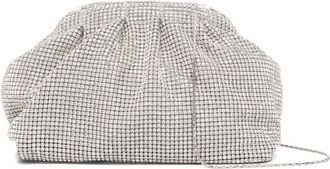 Twentyfourhaitch Petra clutch bag - Silver