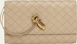 Bottega Veneta Andiamo Leather Pouch Bag