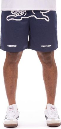 Icecream Slurpee Mesh Shorts in Eclipse at Nordstrom, Size Xx-Large