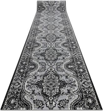 RugsX Rugsx - Alfombra De Pasillo Bcf Morad Wiosna Roset&oacute;n Gris 60 Cm Grey 60x410 Cm