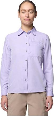 Mountain Hardwear Canyontm Long Sleeve Womens Clothing Harbor Violet : MD, Polyester