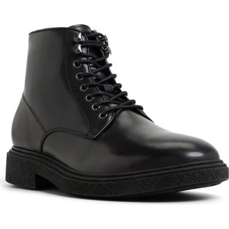 Aldo Walton Lace-Up Boot in Black at Nordstrom Rack, Size 10.5