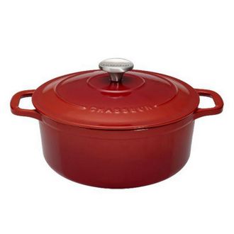 Chasseur Cacerola Redonda De Hierro Fundido Esmaltado 18cm Rub&iacute; Sublime - Puc471858