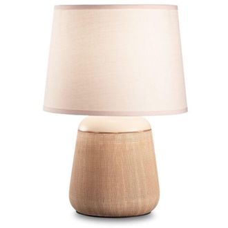 Ideal Lux Kali-2 - L&aacute;mpara De Mesa De Interior 1 Luz Blanca Con Pantalla, E14 - Ideal Lux