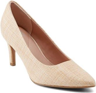 Rockport Juliet 2 Pointed Toe Pump in Light Natural at Nordstrom, Size 6.5