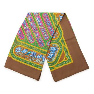 Herm&egrave;s Pre-owned Hermes Qalamdan Silk Scarf Ladies ADWWMS63XMS08M4I