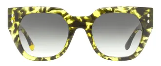Isabel Marant IM0158S Square Cat-Eye Acetate Sunglasses - Yellow