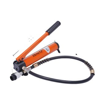 OEM Bomba Hidr&aacute;ulica Manual, Capacidad De 20 Toneladas, Presi&oacute;n De 70 Mpa, Rojo Naranja