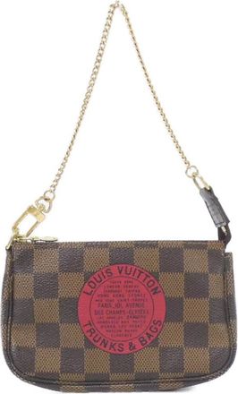 Louis Vuitton Ebene Coated Canvas Pochette Pouch (Pre-Owned)