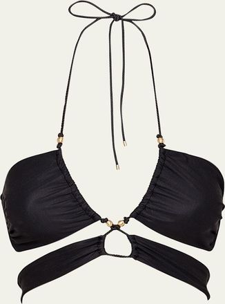 Vix Beaded Cutout Bikini Top