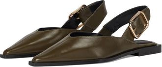 Steve Madden Shay High Womens Heels Olive Leather : 7.5 M