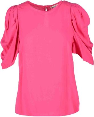 Think Viscose Blouse - Dames - Blouses - Roze - S - Overhemden