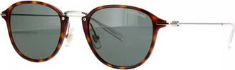 Montblanc MB0155S002 Havana Metal & Acetate Sunglasses - Green