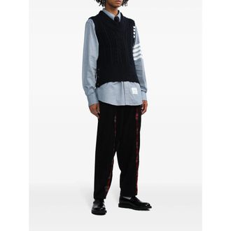 Thom Browne 4-Bar Button-down Shirt