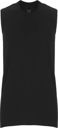 Rick Owens Tops, Heren, Zwart, M, Katoen, Rick Owens Top Zwart