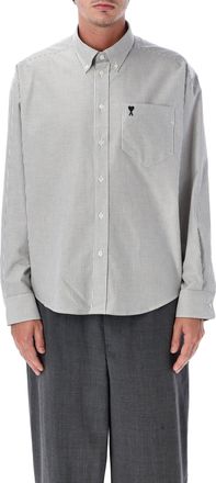 Ami Ami De Caur Striped Boxy Fit Cotton Casual Shirt