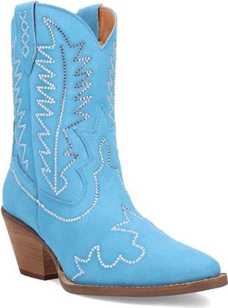 Dingo Tiny Pony Rhinestone Western Boot in Blue at Nordstrom, Size 7.5