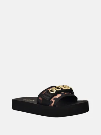 Guess Peers Logo Slide Sandals