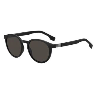 HUGO BOSS Grey Round Mens Sunglasses BOSS 1575/S 0807 IR