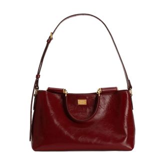 Dolce & Gabbana Handbags, female, Red, Size: ONE SIZE Vittoria Handbag