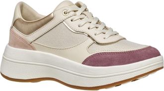 Geox Schoenen, Dames, Beige, 36 EU, Spherica Ecub-3 Sneakers