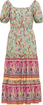 Usha FESTIVAL paisley print midi jurk carnea